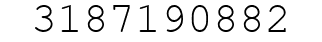 Number 3187190882.