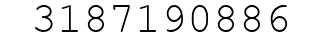 Number 3187190886.