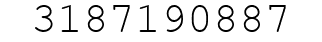 Number 3187190887.