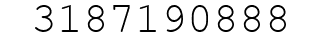 Number 3187190888.