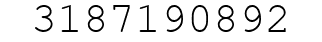 Number 3187190892.