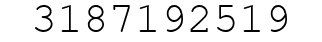 Number 3187192519.