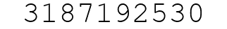 Number 3187192530.