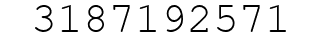 Number 3187192571.