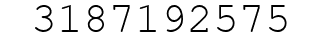 Number 3187192575.