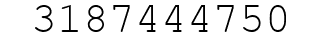 Number 3187444750.