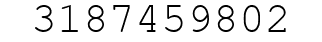 Number 3187459802.