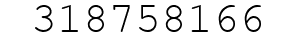 Number 318758166.