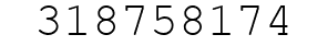 Number 318758174.