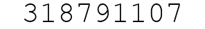 Number 318791107.