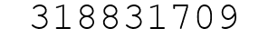 Number 318831709.