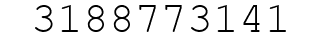Number 3188773141.
