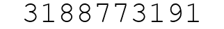 Number 3188773191.