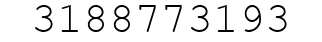Number 3188773193.