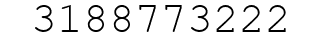 Number 3188773222.