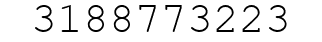 Number 3188773223.