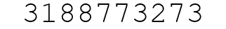 Number 3188773273.