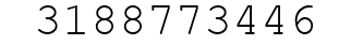 Number 3188773446.
