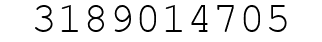 Number 3189014705.