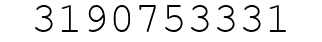 Number 3190753331.