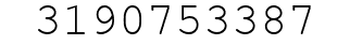 Number 3190753387.