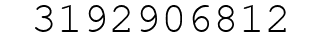 Number 3192906812.
