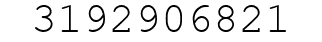 Number 3192906821.