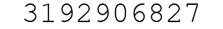 Number 3192906827.