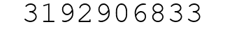 Number 3192906833.