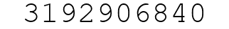 Number 3192906840.