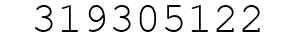 Number 319305122.