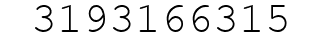 Number 3193166315.
