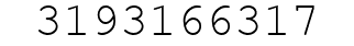Number 3193166317.