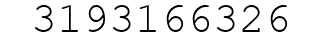 Number 3193166326.
