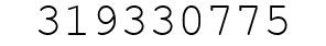 Number 319330775.