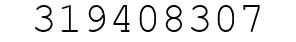 Number 319408307.