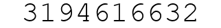 Number 3194616632.