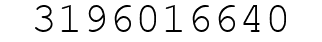 Number 3196016640.