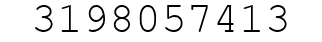 Number 3198057413.