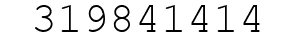 Number 319841414.