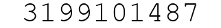 Number 3199101487.