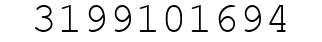 Number 3199101694.