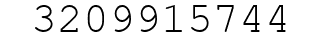 Number 3209915744.
