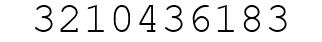 Number 3210436183.