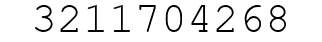 Number 3211704268.