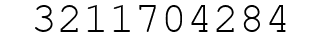 Number 3211704284.