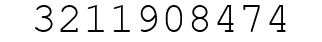 Number 3211908474.