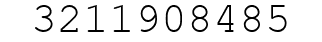 Number 3211908485.