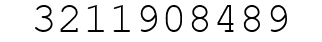 Number 3211908489.
