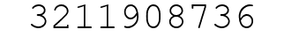 Number 3211908736.